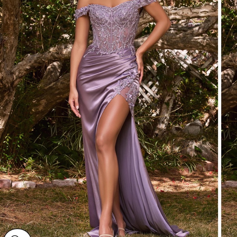 FITTED 3D FLORAL CORSET GOWN BY CINDERELLA DIVINE